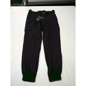 NWT Streetwear Society Women Black Relaxed Cargo Pants Size Large